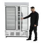 Polar G-Serie Gefrierschrank 920 Liter mit Glastür, weiß