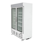 Polar G-Serie Gefrierschrank 920 Liter mit Glastür, weiß