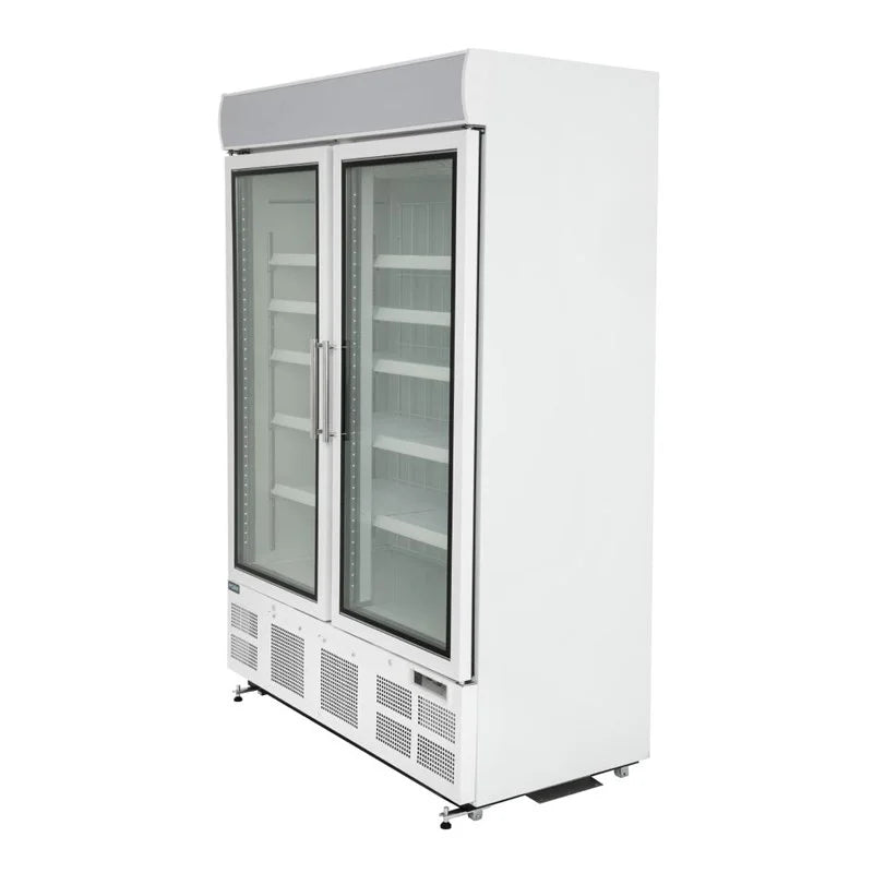 Polar G-Serie Gefrierschrank 920 Liter mit Glastür, weiß
