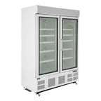 Polar G-Serie Gefrierschrank 920 Liter mit Glastür, weiß