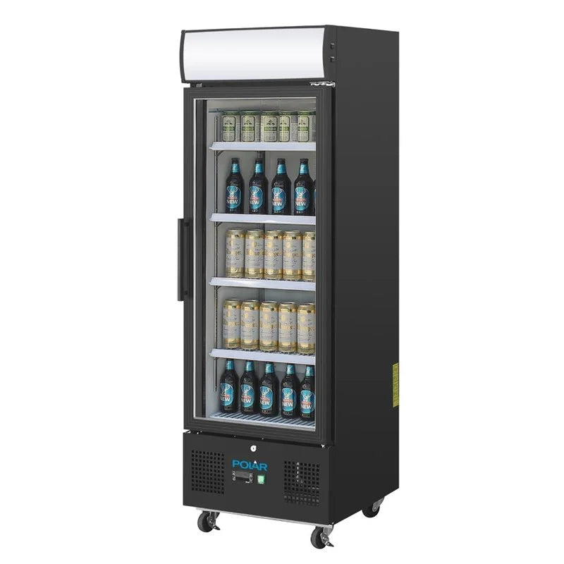 Polar G-Serie Getränkekühlschrank 218 Liter, schwarz