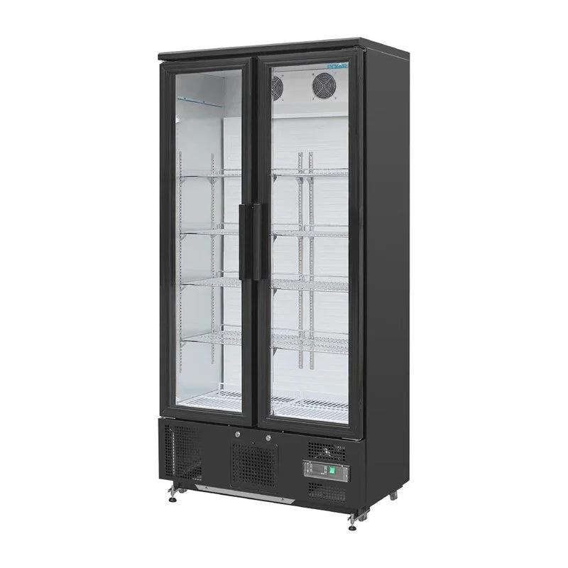 Polar G-Serie Barkühlschrank hoch 2-türig mit Klapptüren