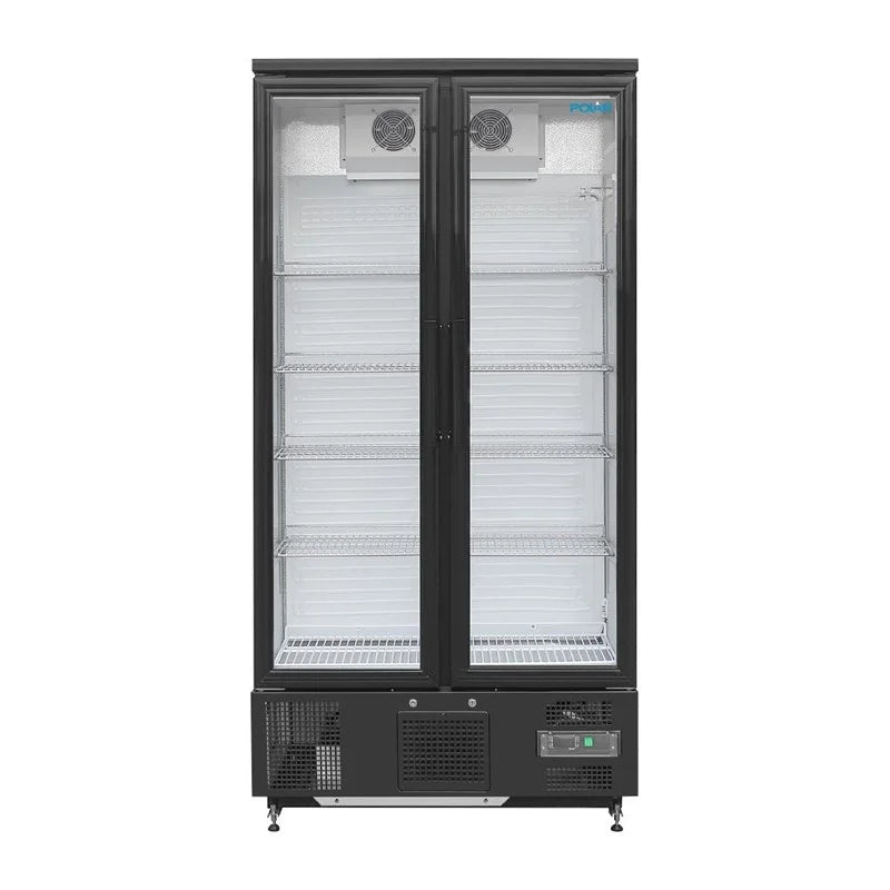 Polar G-Serie Barkühlschrank hoch 2-türig mit Klapptüren