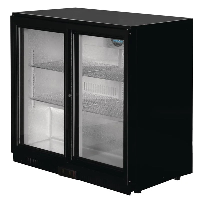 Polar G-Serie Barkühlschrank mit 2 Schiebetüren 208 Liter