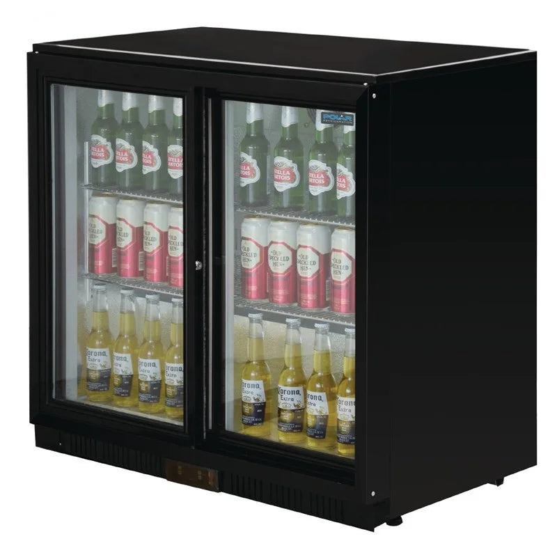 Polar G-Serie Barkühlschrank mit 2 Schiebetüren 208 Liter