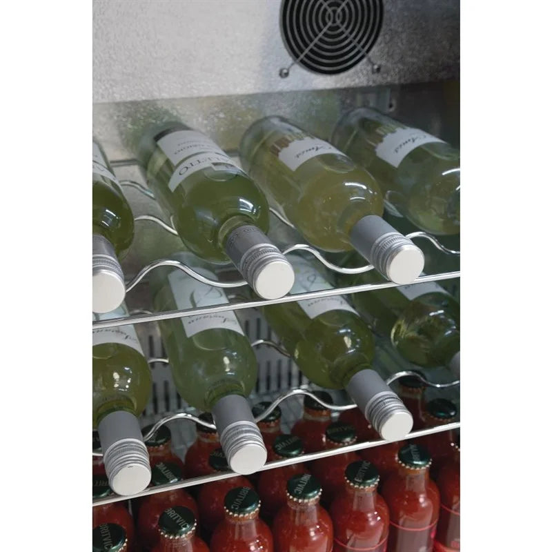 Polar G-Serie Barkühlschrank mit 3 Klapptüren 330 Liter