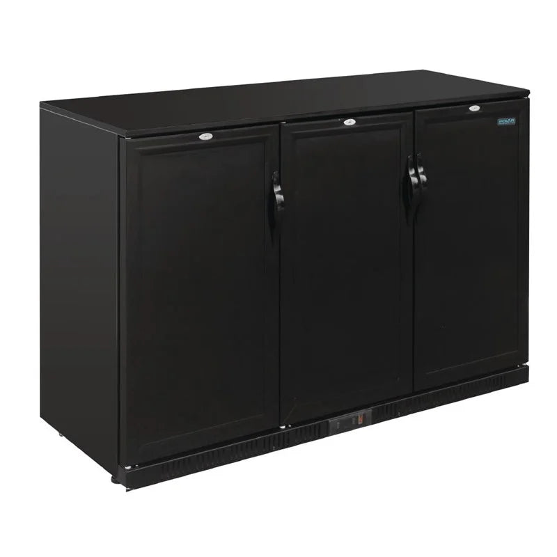 Polar G-Serie Barkühlschrank mit 3 verdeckten Klapptüren 330 Liter