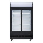 Polar G-Serie Getränkekühlschrank 950 Liter mit 2 Schiebetüren, schwarz