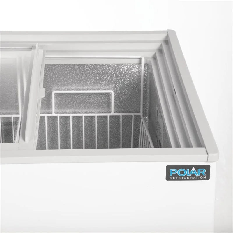Polar G-Serie Tiefkühltruhe 270 Liter mit Glasschiebedeckel