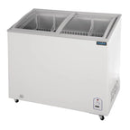 Polar G-Serie Tiefkühltruhe 200 Liter mit Glasschiebedeckel