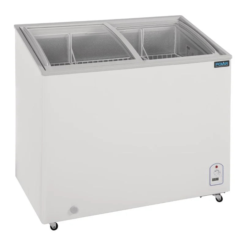 Polar G-Serie Tiefkühltruhe 200 Liter mit Glasschiebedeckel
