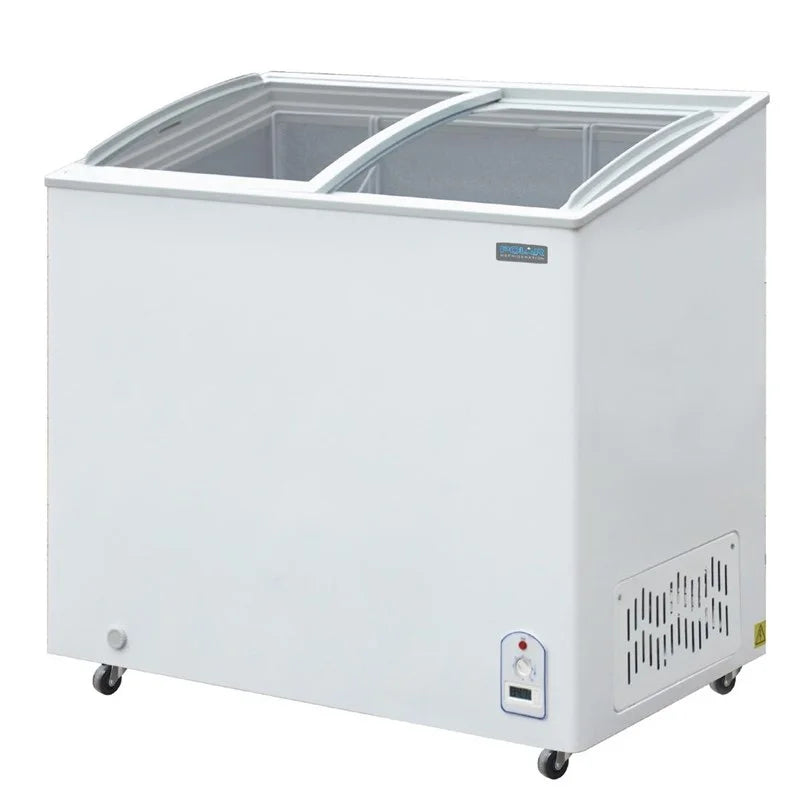 Polar G-Serie Tiefkühltruhe 200 Liter mit Glasschiebedeckel
