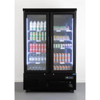 Polar G-Serie Getränkekühlschrank 744 Liter 2-türig, schwarz