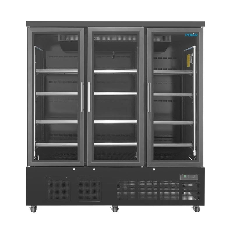 Polar G-Serie Getränkekühlschrank 1156 Liter 3-türig, schwarz