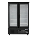 Polar G-Serie Gefrierschrank 744 Liter mit Glastür, 2-türig, schwarz