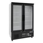 Polar G-Serie Gefrierschrank 744 Liter mit Glastür, 2-türig, schwarz