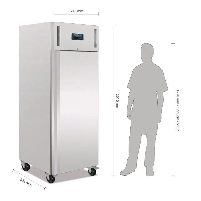 Polar U-Serie Gastro Gefrierschrank 650 Liter