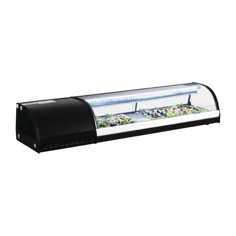 Polar G-Serie Sushi-Kühlvitrine 150cm