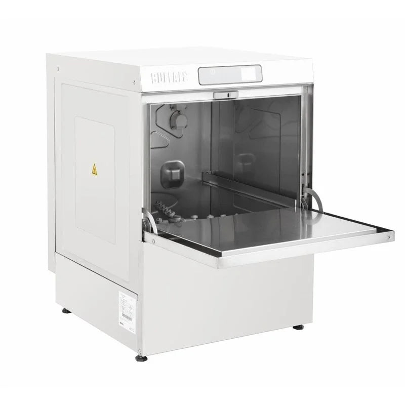 Buffalo Digitale Untertischspülmaschine mit Ablaufpumpe 500mm Korb 5,5 kW Dreiphasenanschluss