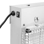 Eazyzap LED Insektenvernichter 150m² 20W, gebürsteter Edelstahl, energieeffizient
