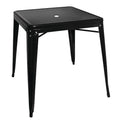 Bolero Bistro Quadratischer Stahltisch Schwarz 660mm