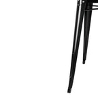 Bolero Bistro Quadratischer Stahltisch Schwarz 660mm