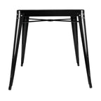 Bolero Bistro Quadratischer Stahltisch Schwarz 660mm