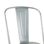 Bolero Bistro Stühle aus verzinktem Stahl (4 Stück)