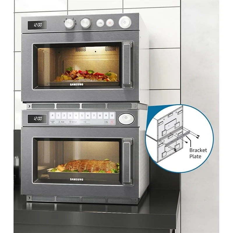 Samsung Gewerbe-Mikrowelle 26 Liter 1850W, digitale Steuerung