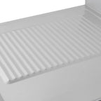 Spülzentrum Basic 12x6 mit 1 Becken rechts, Aufkantung und Grundboden