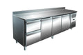 A&S Kühltisch VIP 600 3/2 2230 mm GN1/1, mit Aufkantung