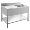 Spültisch ECO 12x6 mit 1 Becken rechts