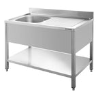 Spültisch ECO 15x7 mit 1 Becken links