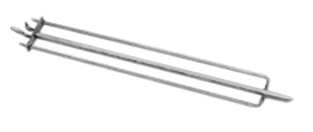 Edelstahlschwert mit 2 durchgehenden Spießen (MR)