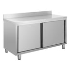 Edelstahl-Arbeitsschrank ECO 15x7 mit Aufkantung