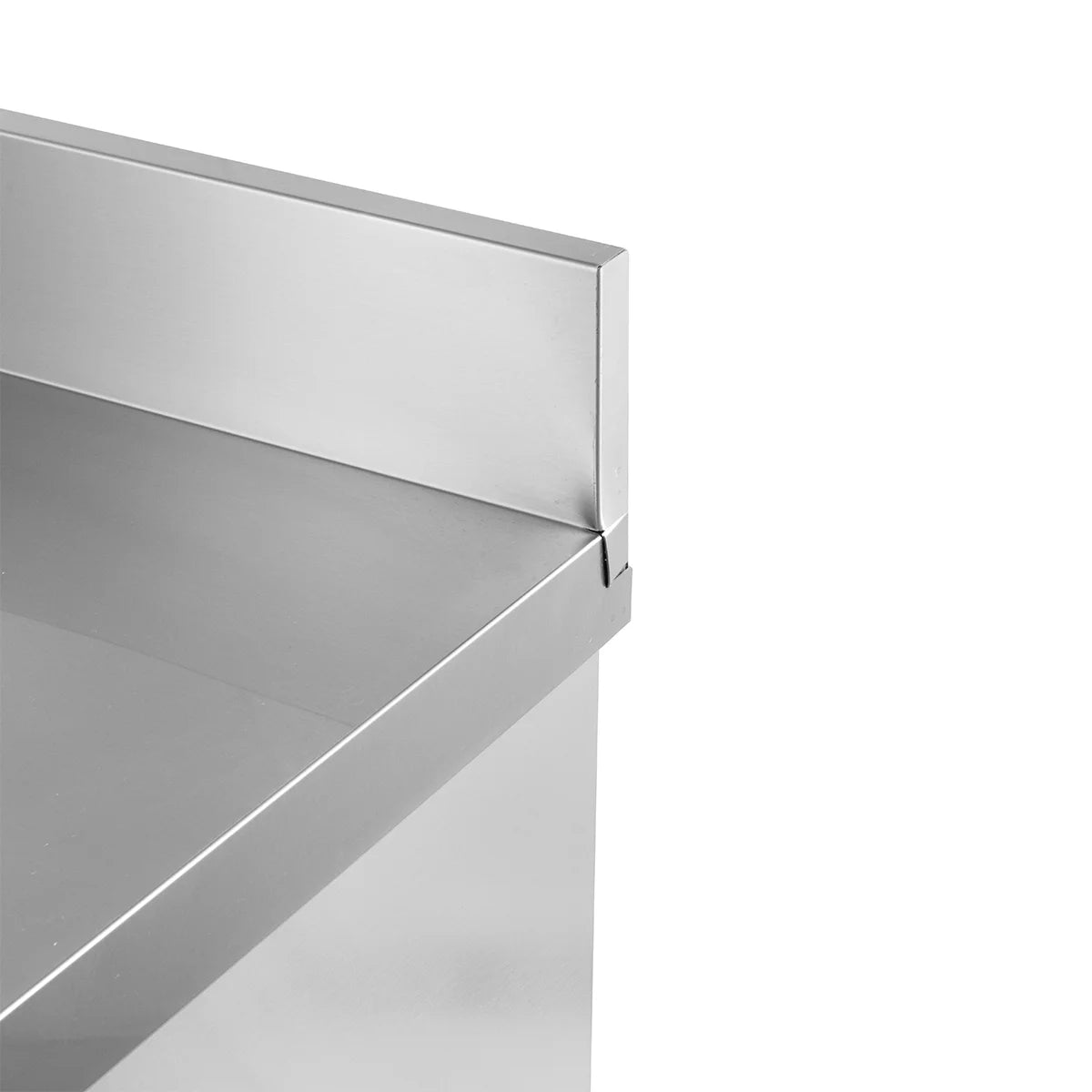 Edelstahl-Arbeitsschrank ECO 15x7 mit Aufkantung