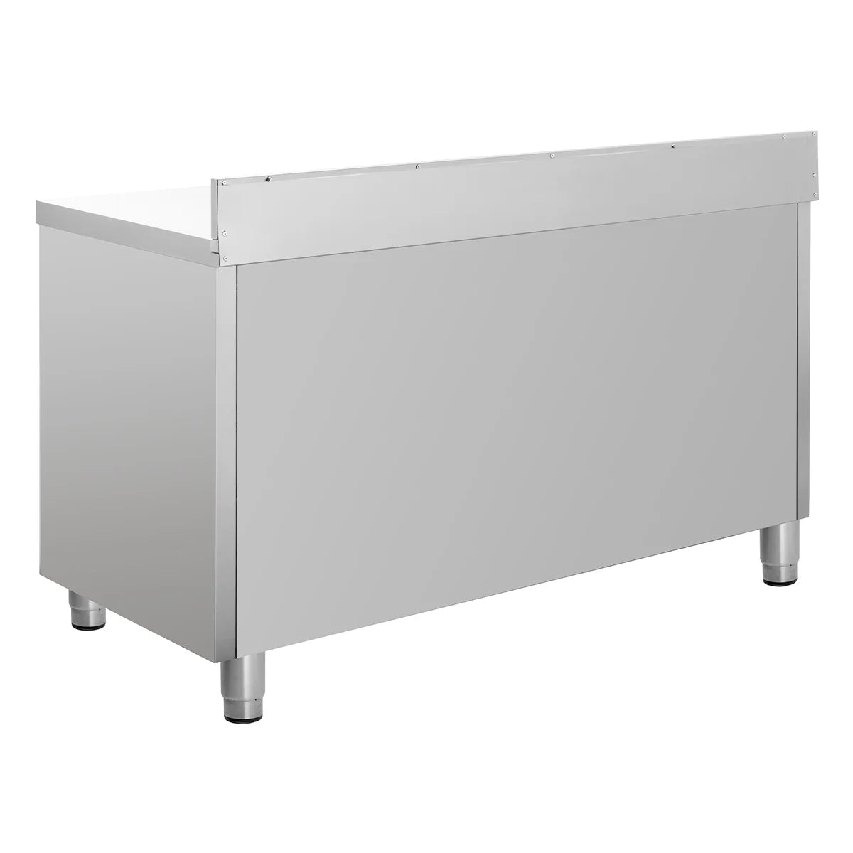Edelstahl-Arbeitsschrank ECO 15x7 mit Aufkantung