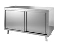Edelstahl Durchreicheschrank ECO 14x6 mit Schiebetüren