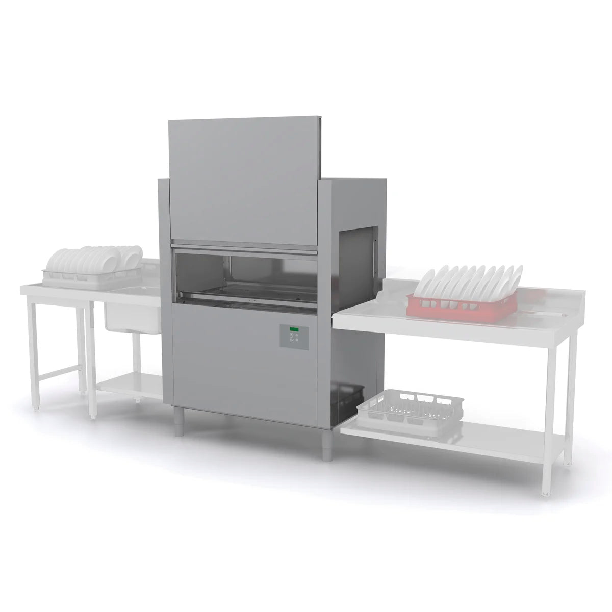 Korbtransportspülmaschine Dexion D821LTDS und Eingang links