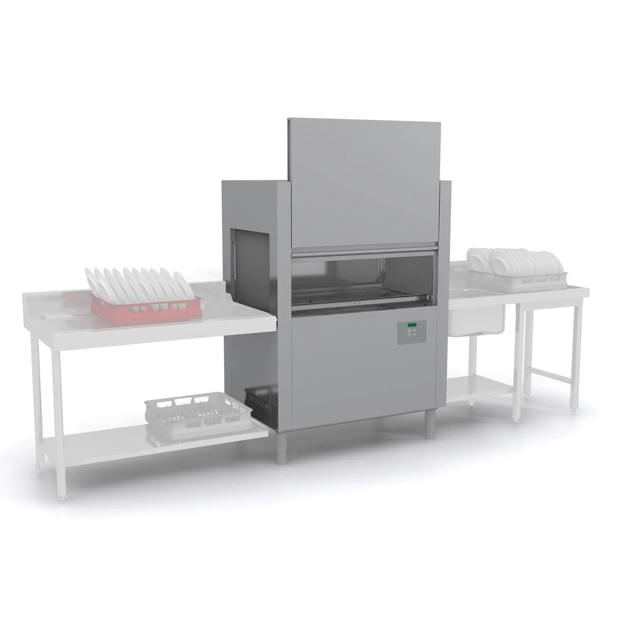 Korbtransportspülmaschine Dexion D821LTDD mit Eingang rechts