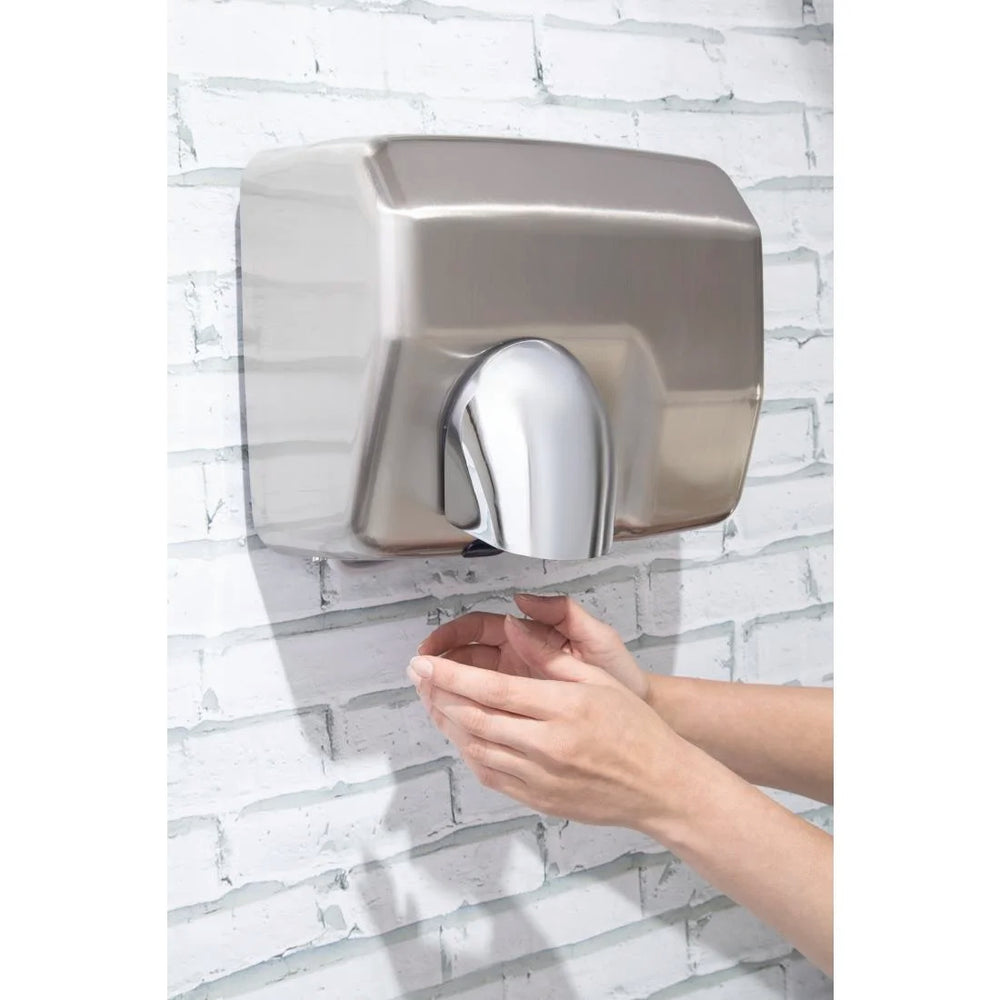 Jantex automatischer Händetrockner 2500W - Edelstahl