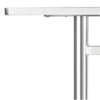 Bolero Edelstahltisch reckteckig 1200 x 600 mm