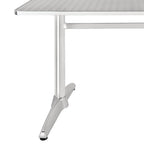 Bolero Edelstahltisch reckteckig 1200 x 600 mm