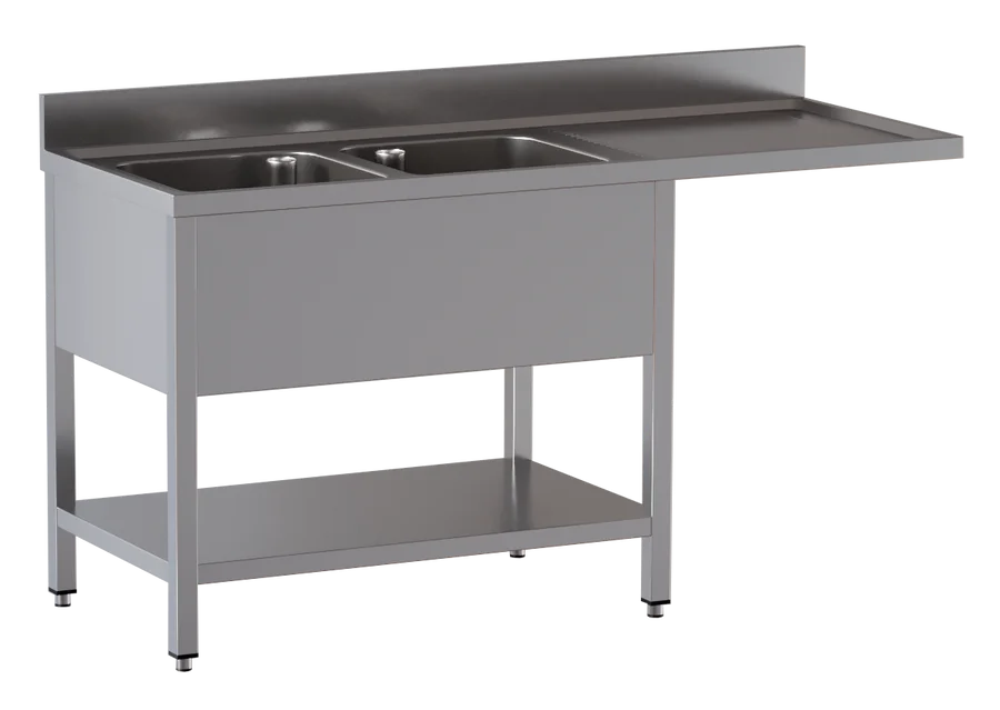 Spülzentrum ECO 18x7 mit 2 Becken Links