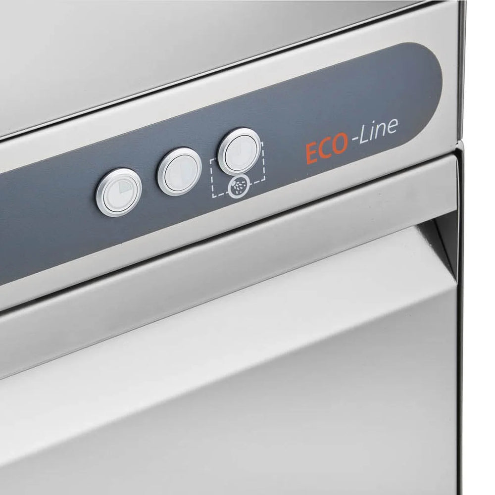 Gläserspülmaschine ECO 35x35 cm Korbmaß, mit Klarspüldosierer, Made in Europe, 230 Volt