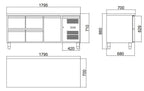 Kühltisch ECO 1/4 - GN 1/1