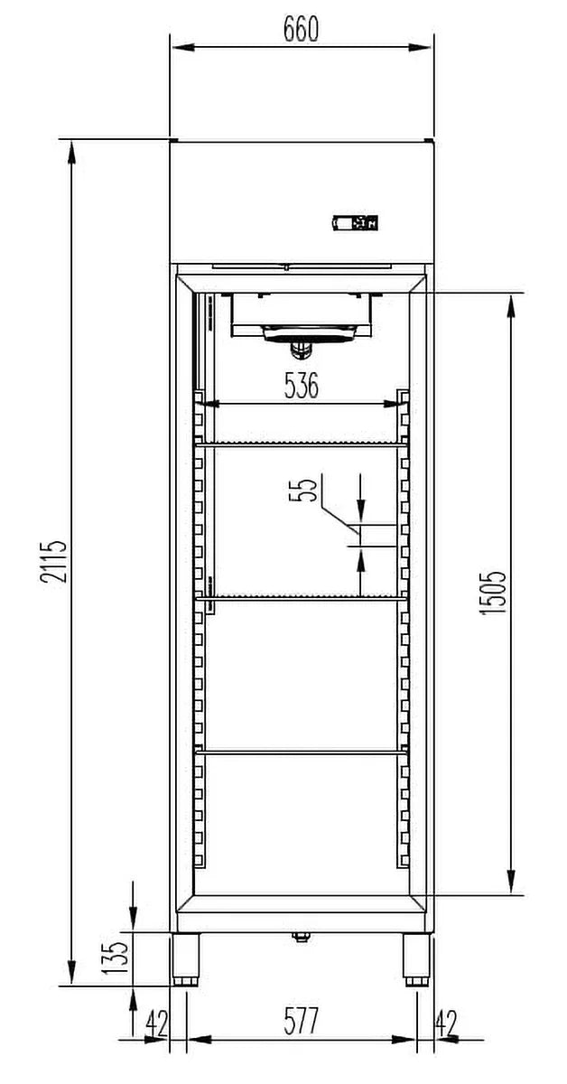 Kühlschrank PROFI 700 GN 2/1 Superior