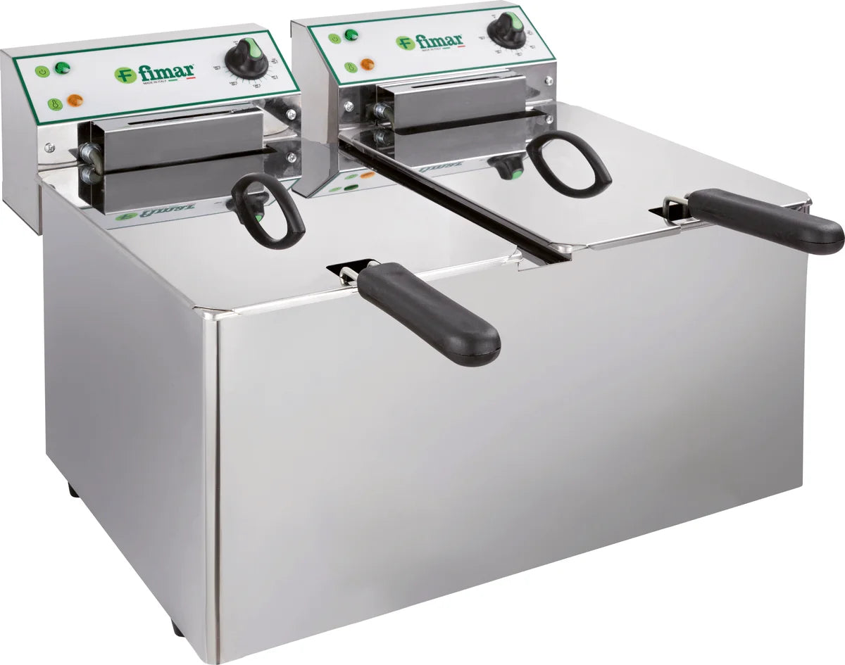 FIMAR Doppelfritteuse FR88N - 2 × 8 L