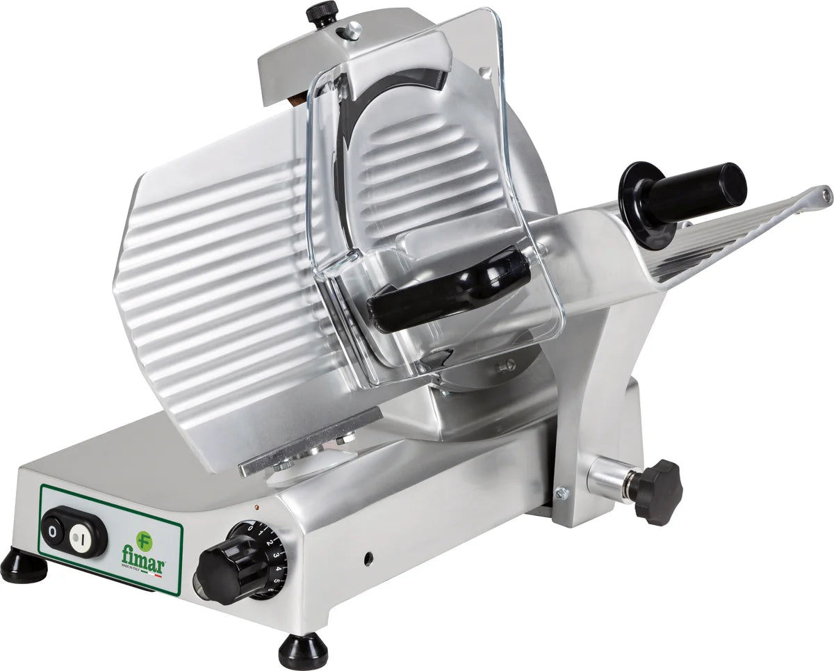 FIMAR Schräge Aufschnittmaschine H250 mm, für kalten Aufschnitt, Käse & Fleisch