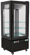 FORCAR Standkühlvitrine LSC65B 280 Liter, LED-Beleuchtung, schwarz